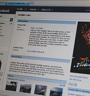 Festivalerna sprider sig till Facebook